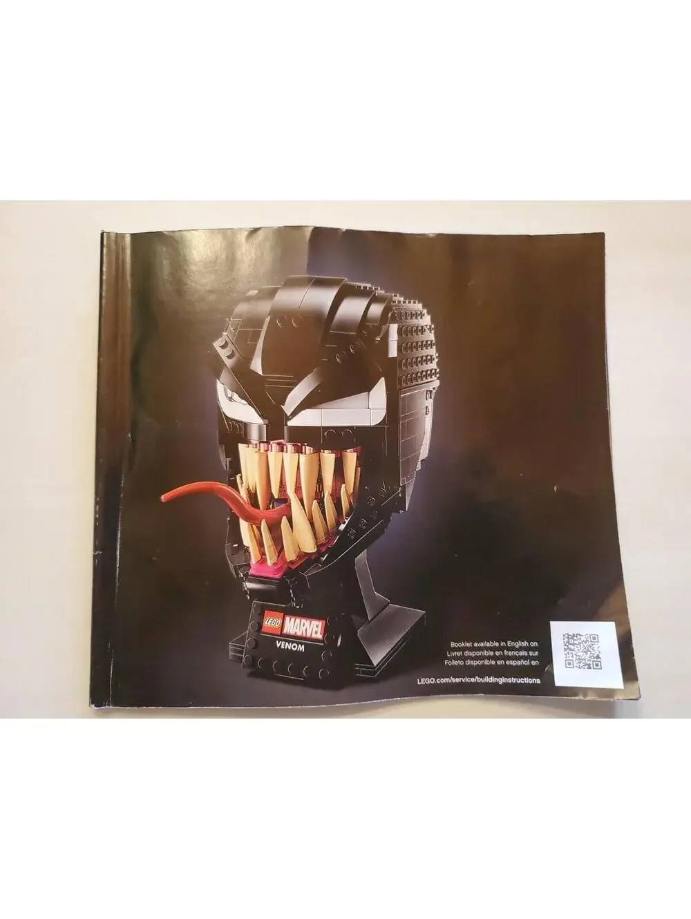 Lego Venom Head # 76187 Instruction Manual Booklet ONLY